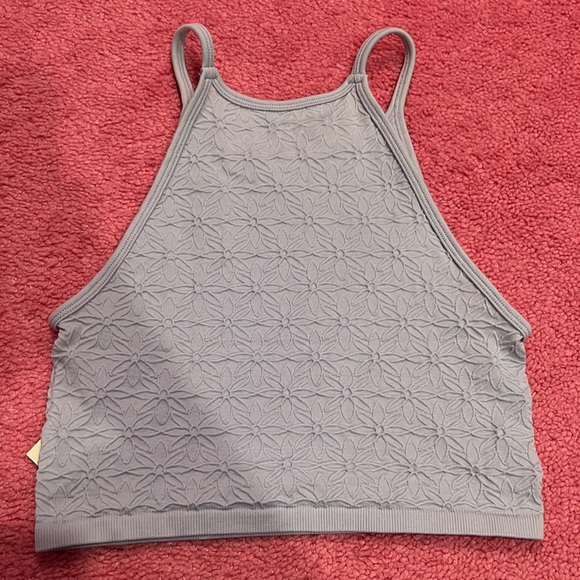 NWT Aeropostale Halter top, Lavender flower embroidery, - Picture 2 of 3